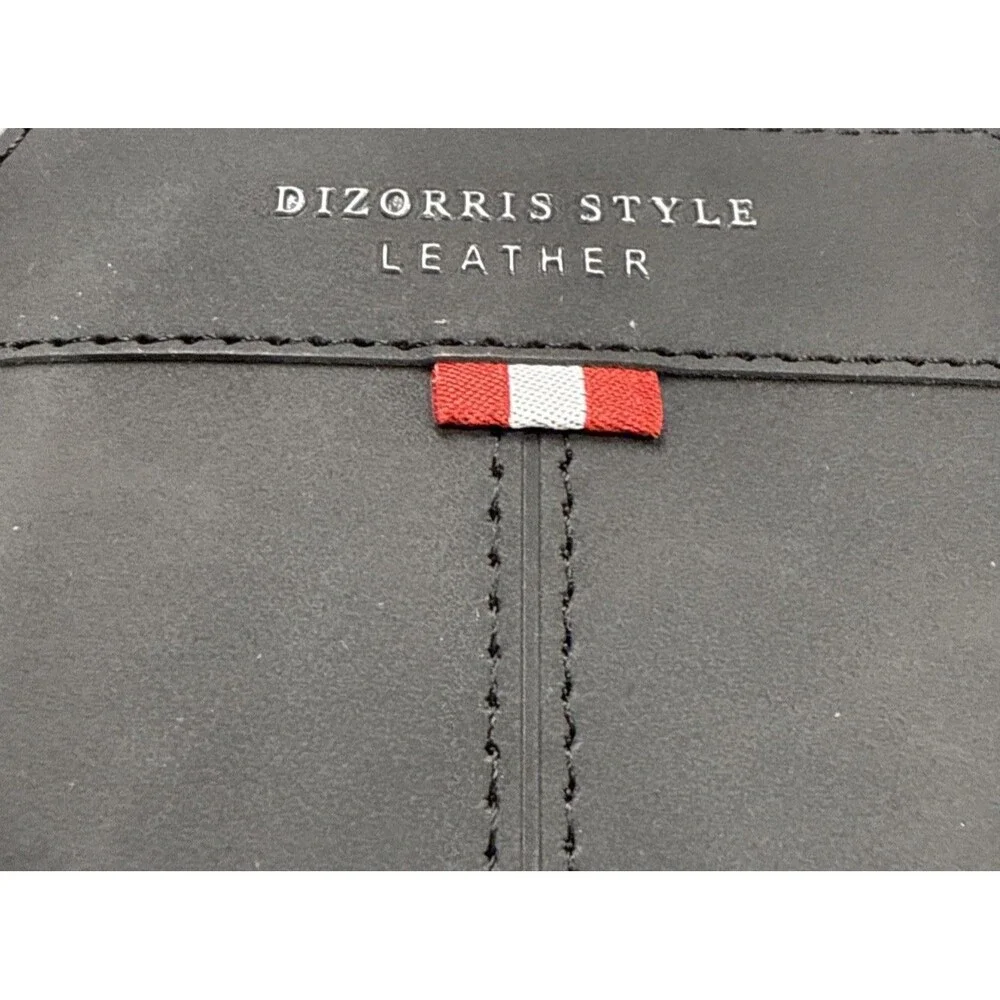 Men Short Horizontal Wallet – Leather Zipper, Retro Leisure Buckle Square Design